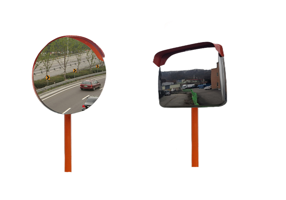 스텐 도로반사경 표지